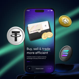Marlin Vestara mobile device displaying the trading platform interface